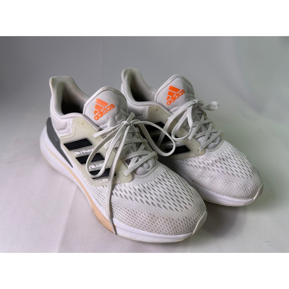 Adidas Ultraboost Running Shoes White‎ Orange Bounce Primegreen Women Size 9